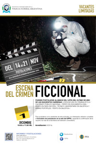 01 DE DICIEMBRE . ESCENA DEL CRIMEN FICCIONAL