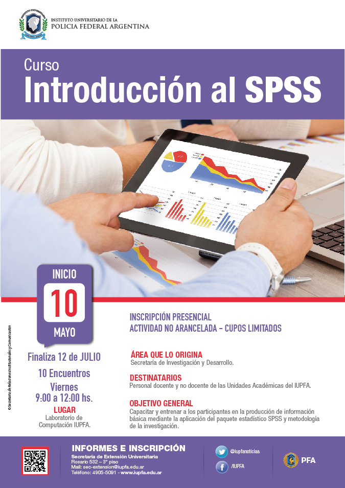 10 DE MAYO . CURSO INTRODUCCIÓN AL SPSS . IUPFA