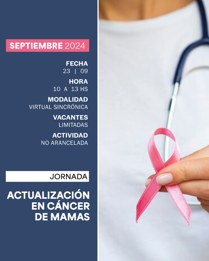 JORNADA ACTUALIZACIÓN EN CÁNCER DE MAMAS - IUPFA