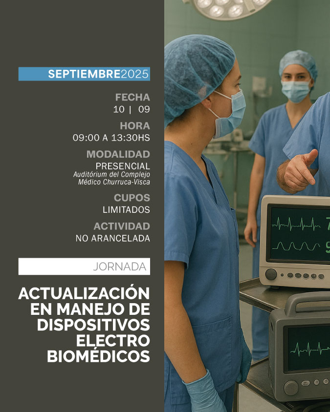 JORNADA ACTUALIZACIÓN EN MANEJO DE DISPOSITIVOS ELECTRO BIOMÉDICOS - IUPFA