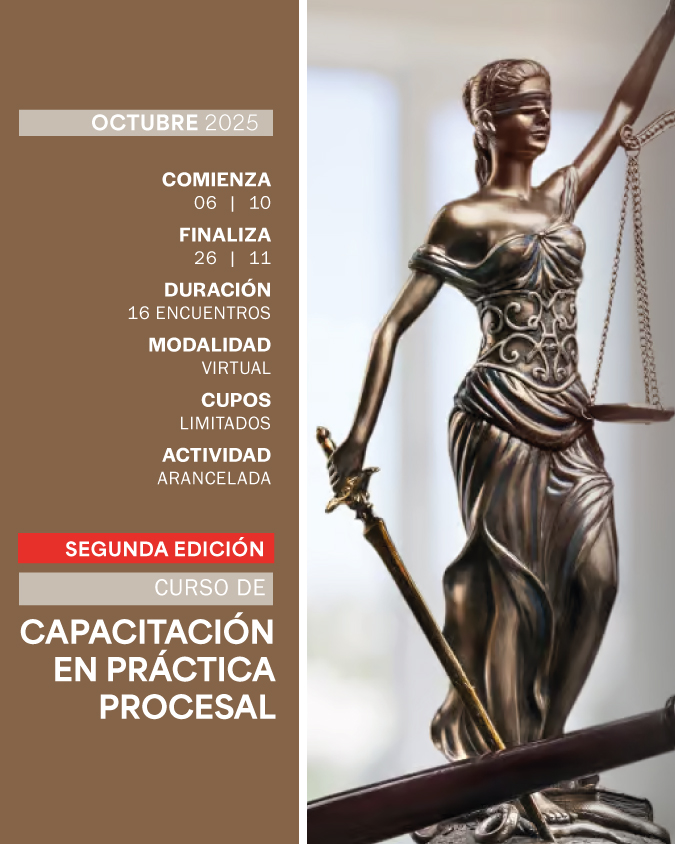 CURSO DE CAPACITACIÓN EN PRÁCTICA PROCESAL - SEGUNDA EDICIÓN 2025 - IUPFA