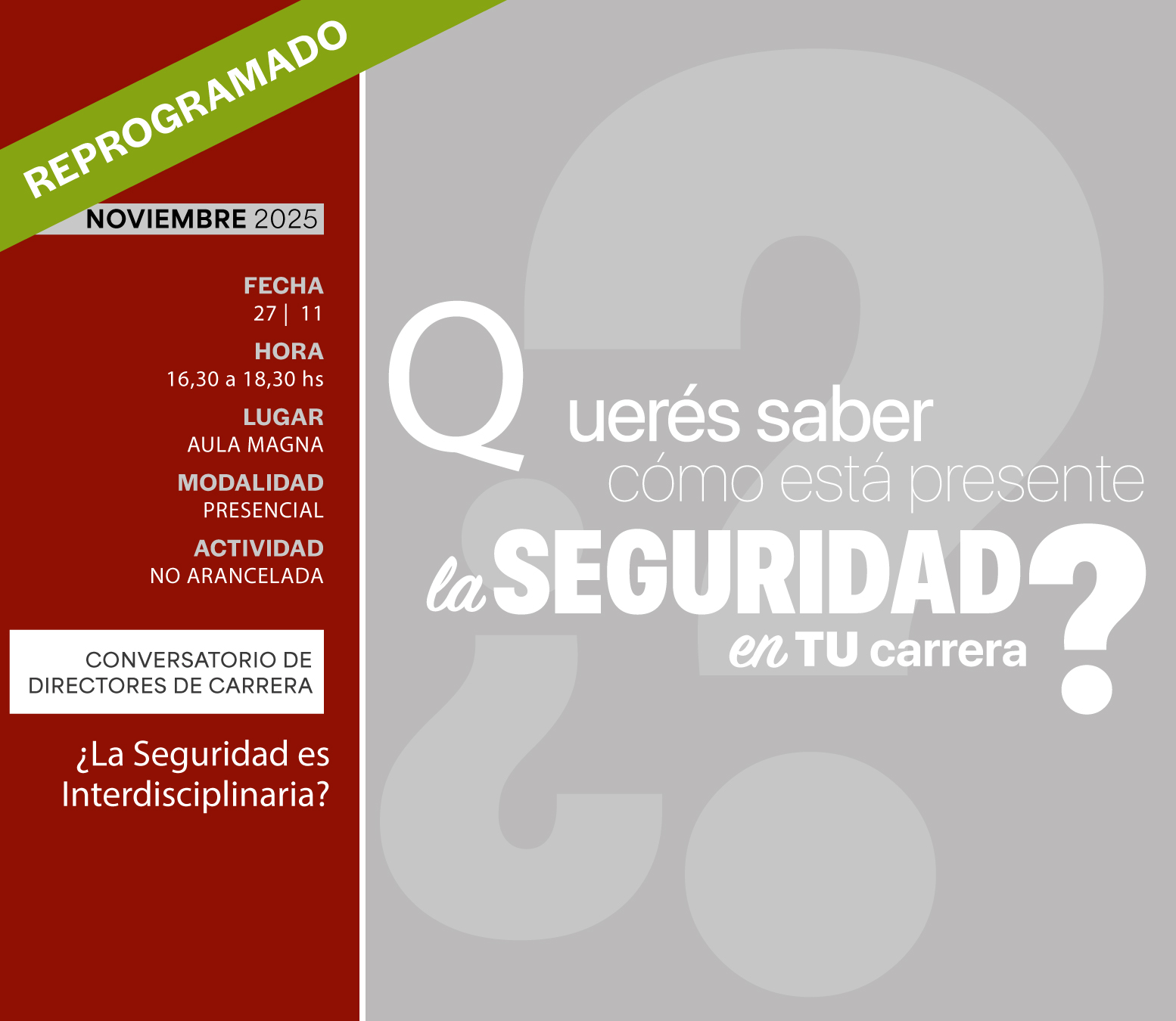 CONVERSATORIO DE DIRECTORES DE CARRERAS - IUPFA