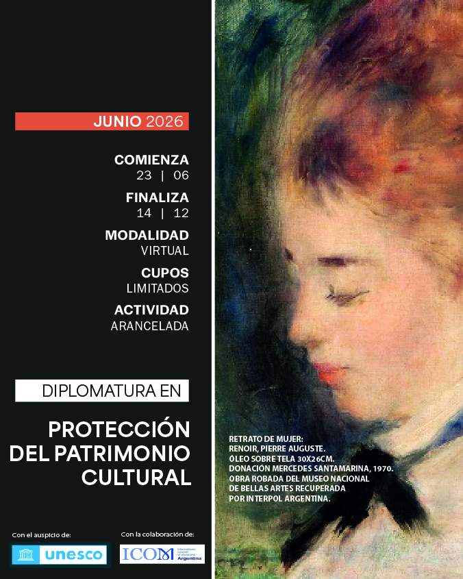 DIPLOMATURA EN PROTECCIÓN DEL PATRIMONIO CULTURAL - IUPFA