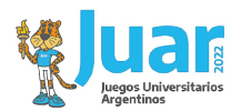 16 al 19 de SEPTIEMBRE . JUAR . JUEGOS UNIVERSITARIOS ARGENTINOS REGIONALES